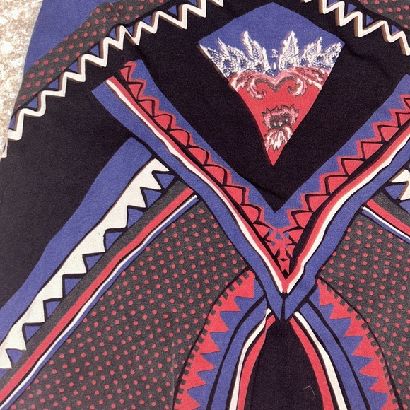 DESIGUAL WOMENS GRAPHIC A-LINE SKIRT PATCHWORK - Picture 3 of 7